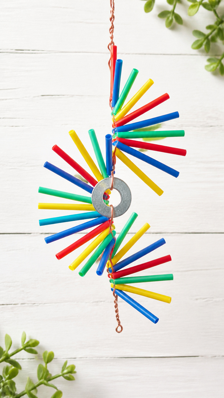 Straw Wind Spinners