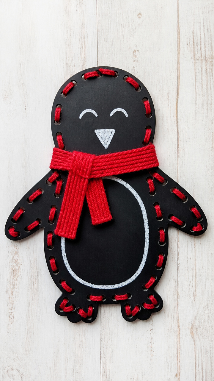 Penguin Lacing Cards