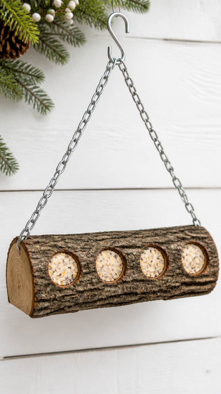 Suet Log Holder