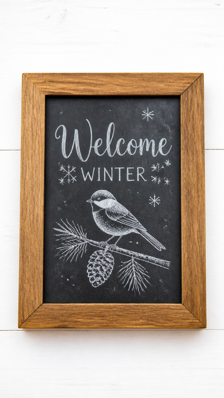 Slate Chalkboard Feeder