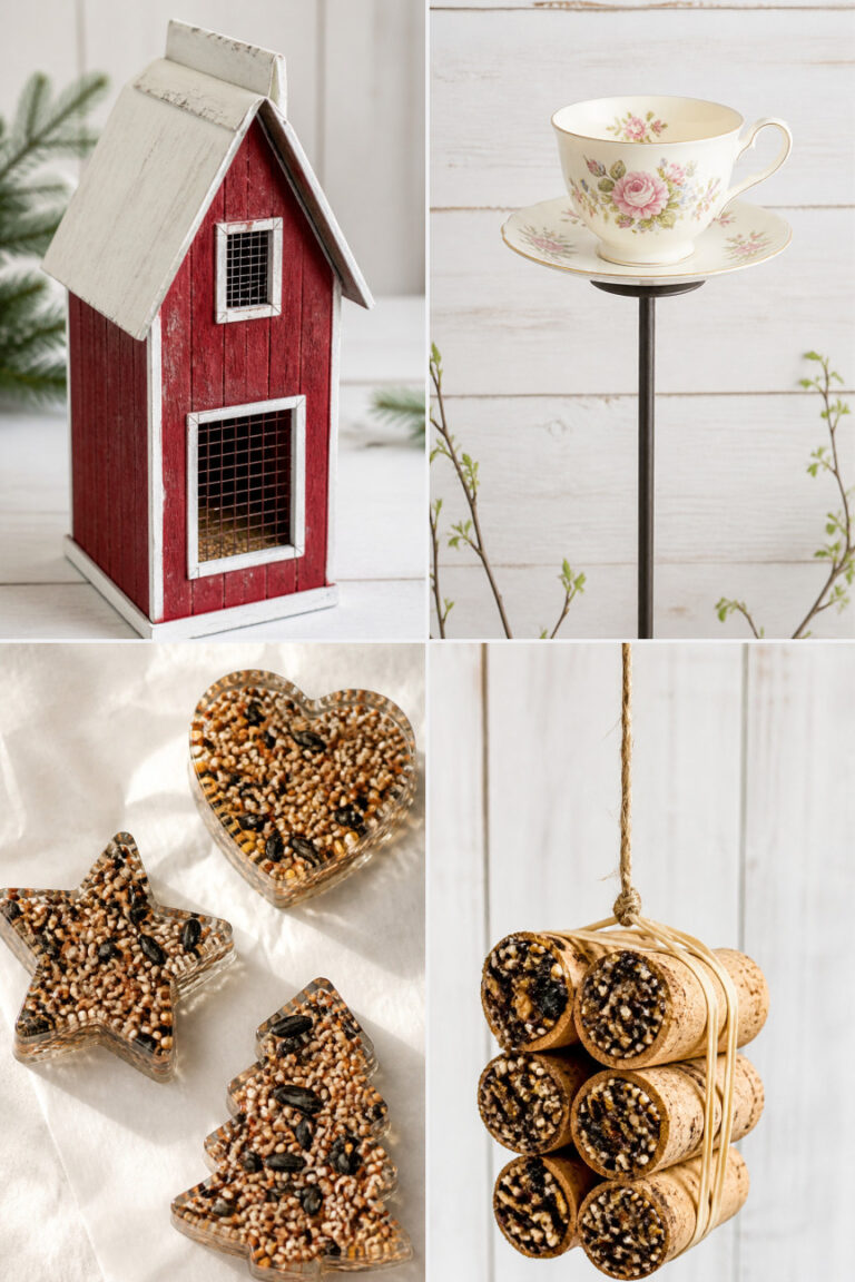 15 Winter Birdfeeder Crafts to Help Backyard Birds Survive the Cold