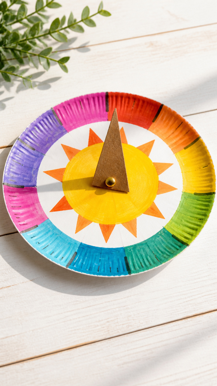 Paper Plate Sundials