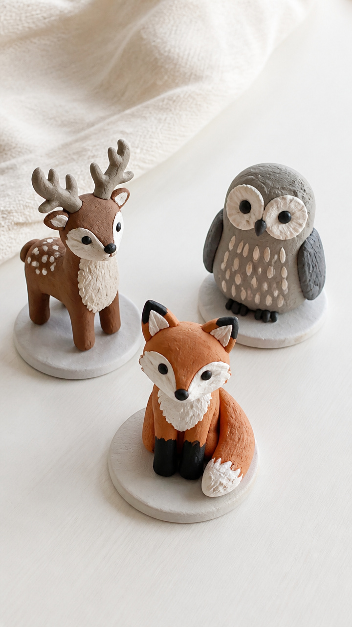 Clay Animal Spirit Figures