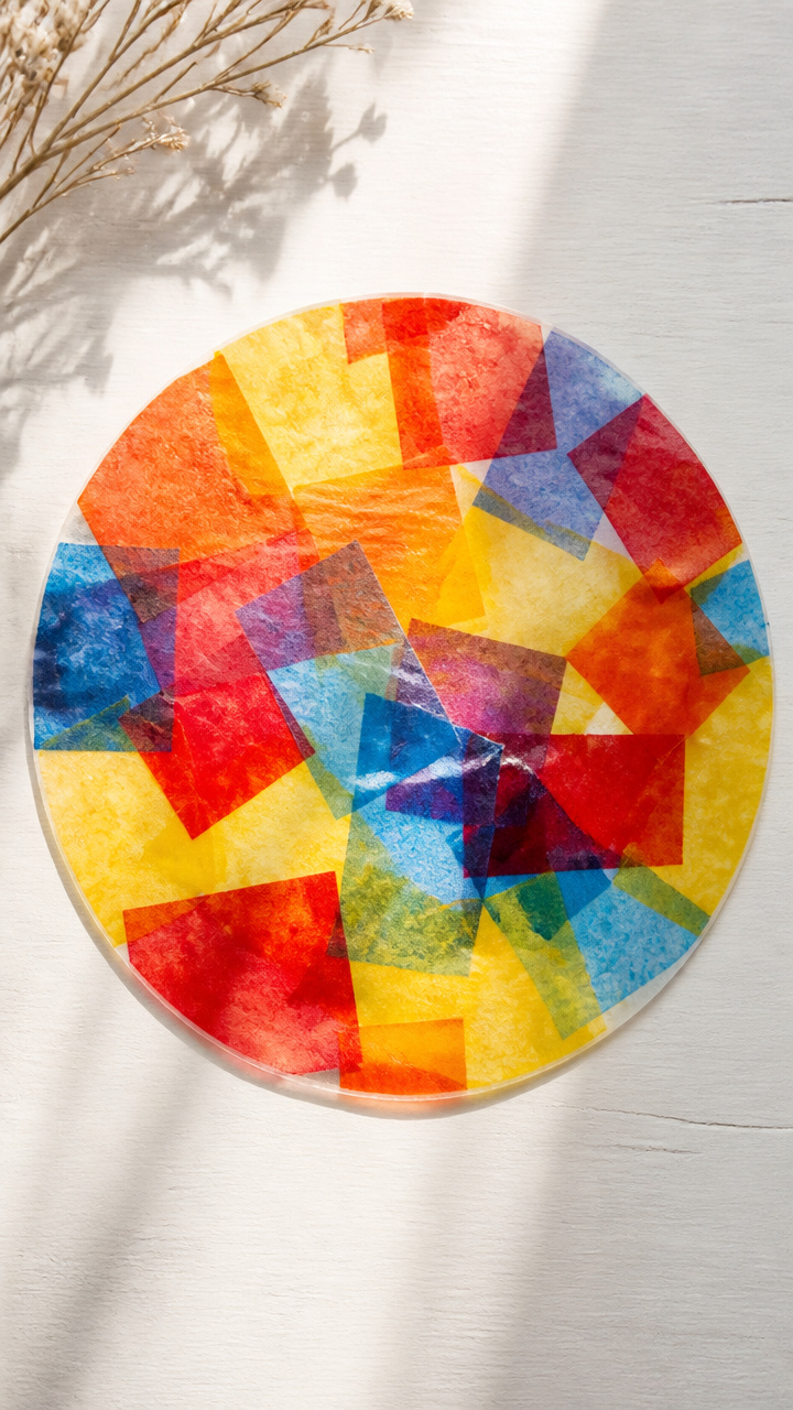 Tissue Paper Windows