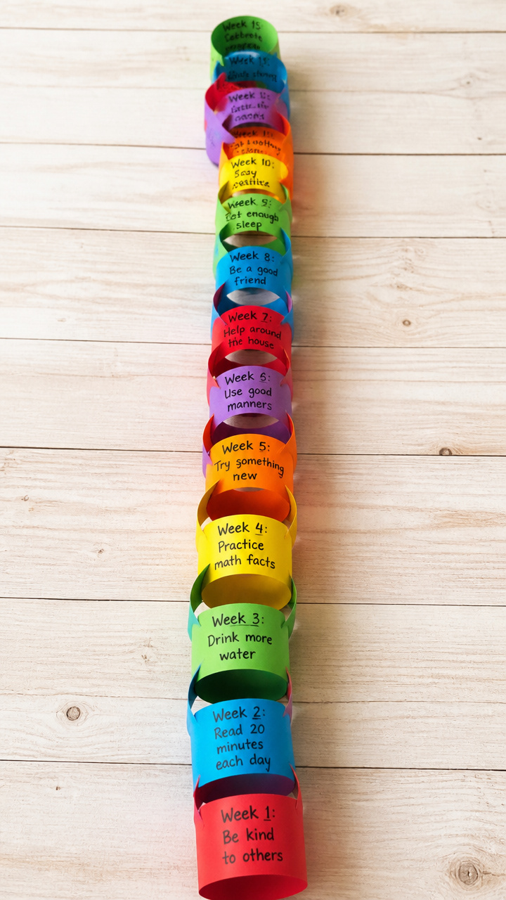 Paper Chain Goal Tracker