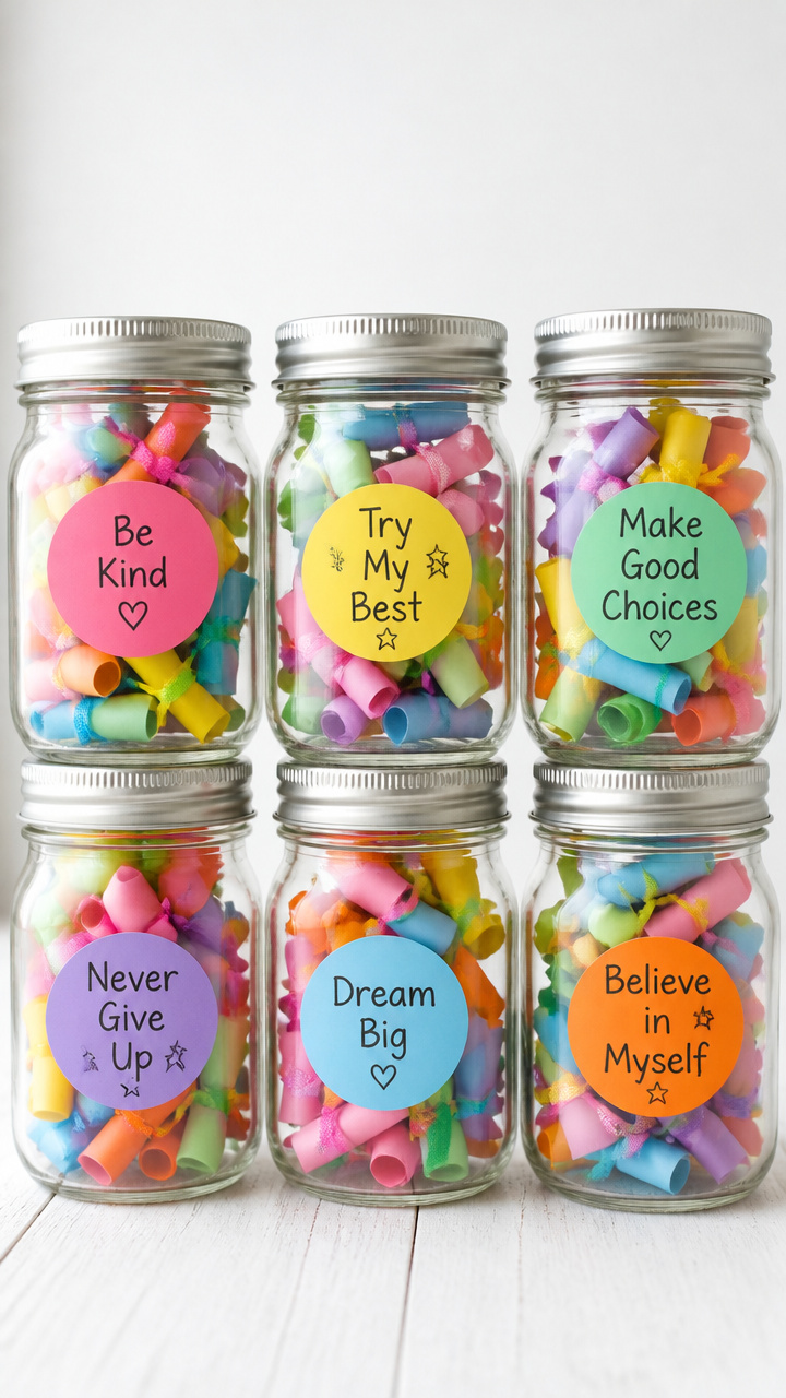 Goal-Themed Memory Jars