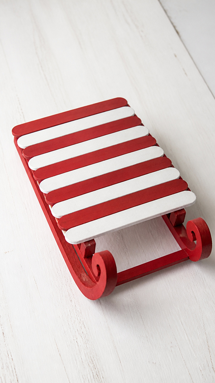 Popsicle Stick Sleds