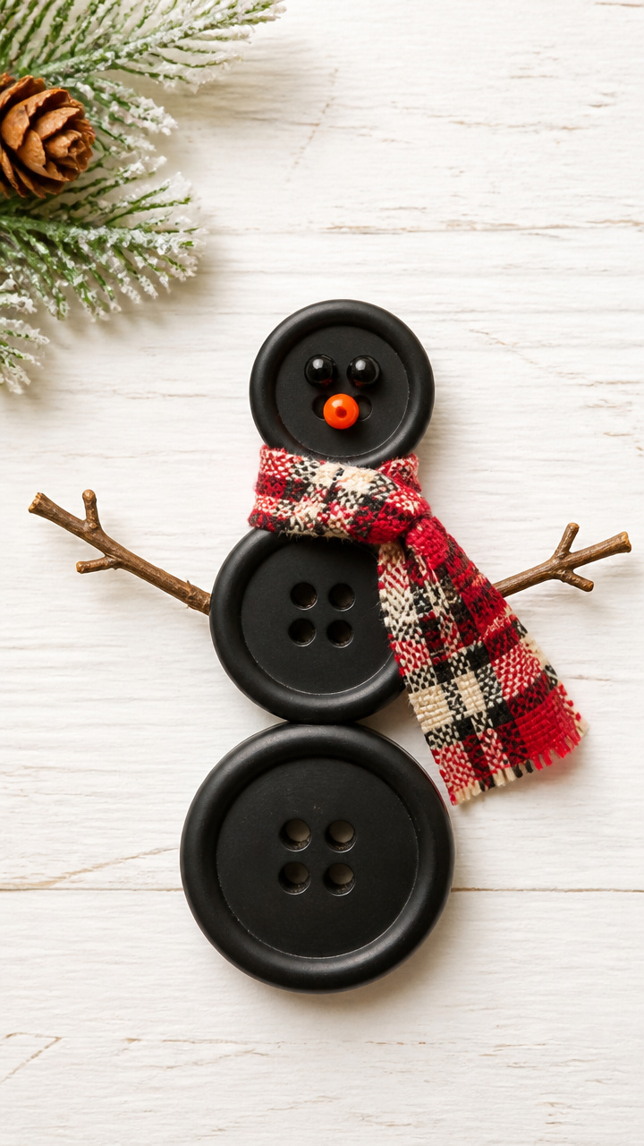 Button Snowmen