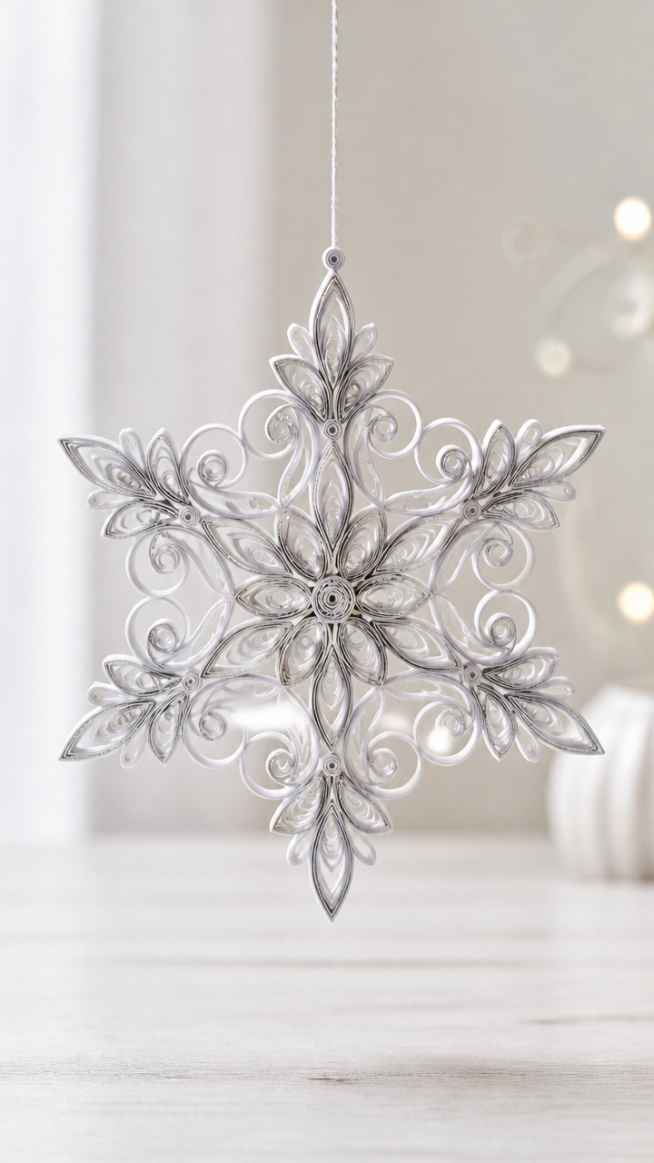 Paper Quilled Snowflakes