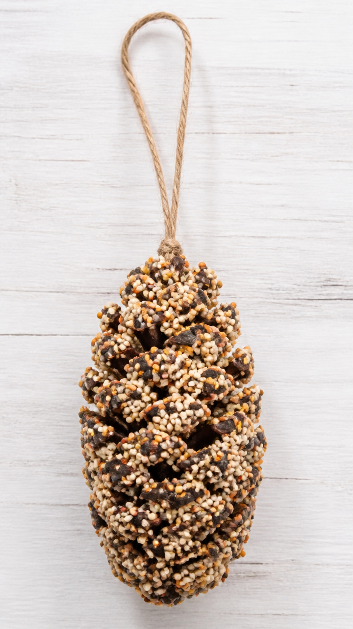 Pinecone Bird Feeders