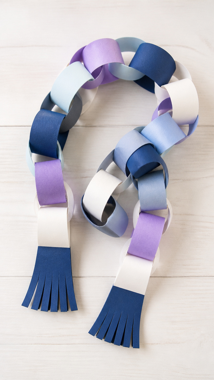 Construction Paper Scarves