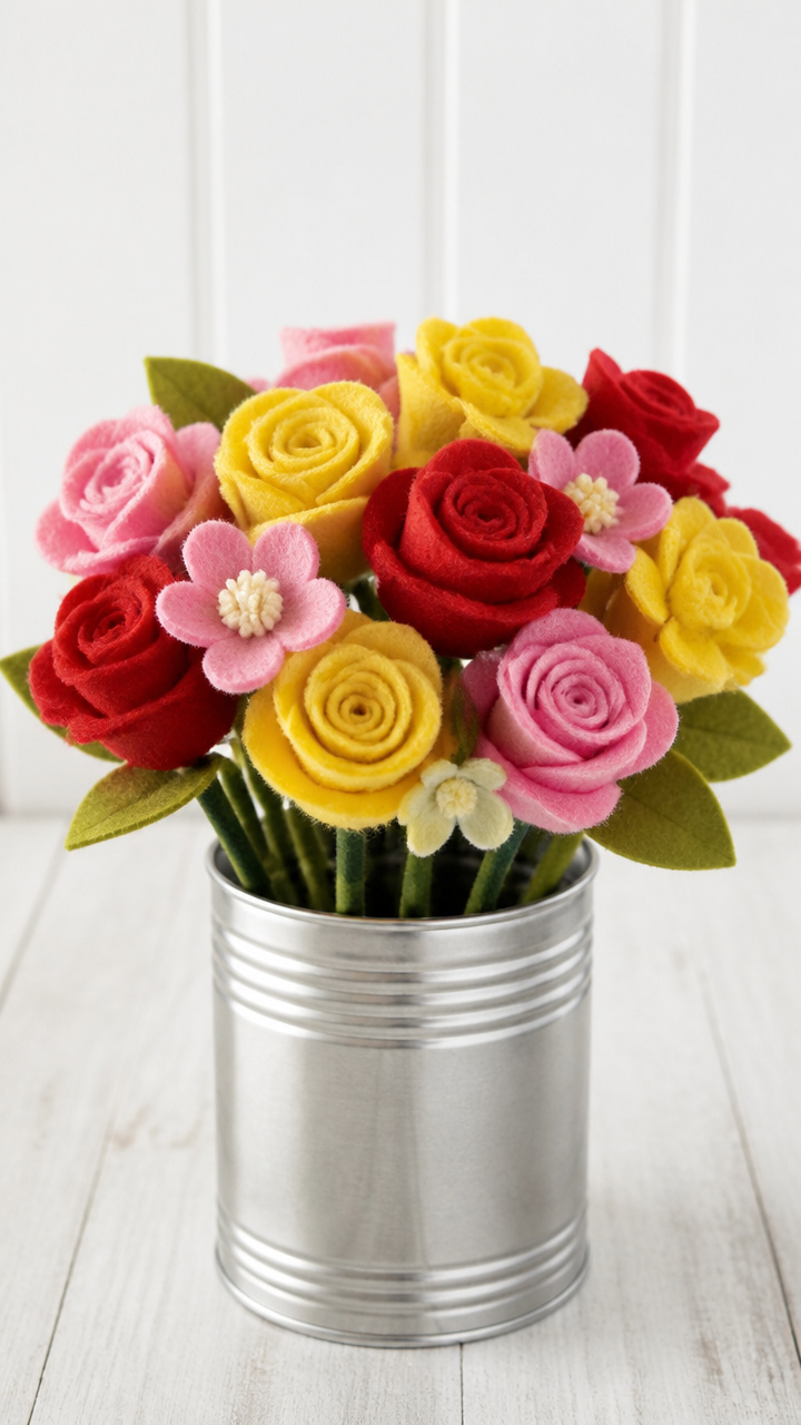 Felt Flower Bouquet