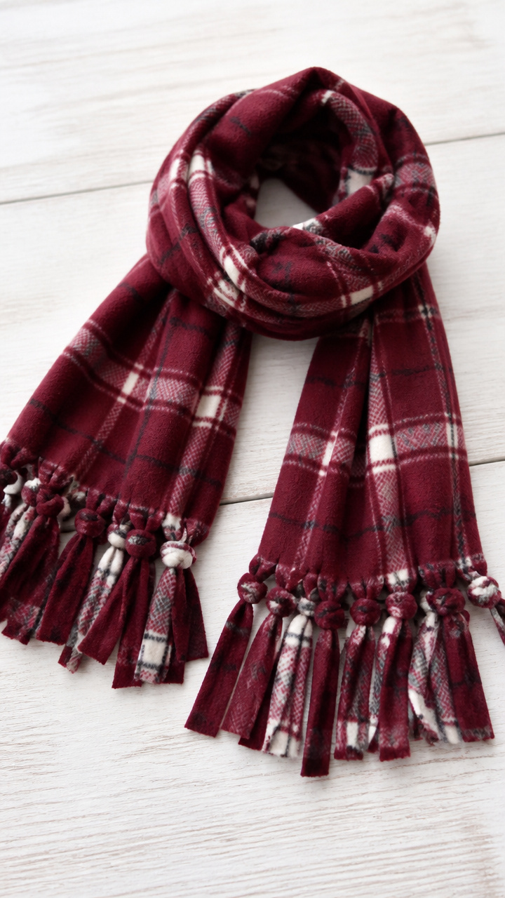 Warm Flannel Scarf