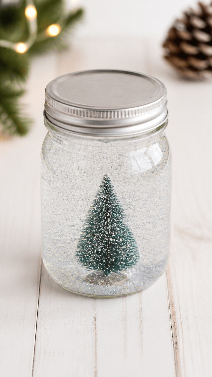 Glitter Jar Snow Globe
