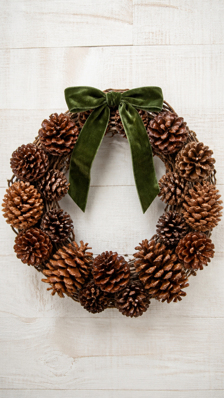 Scented Pinecone Wreath