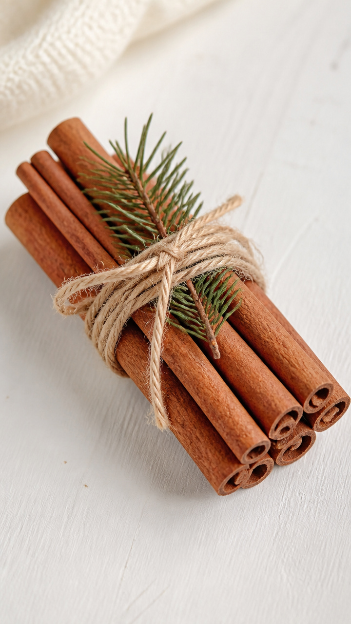 Cinnamon Stick Bundles with Twine