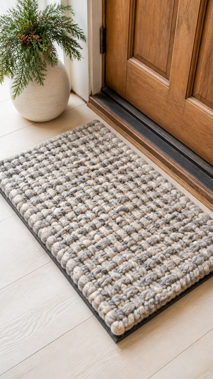 Recycled Sweater Doormat