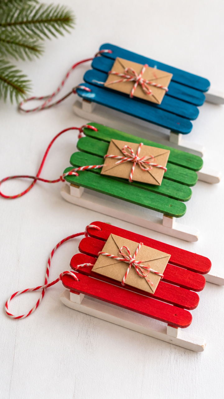 Popsicle Stick Sled