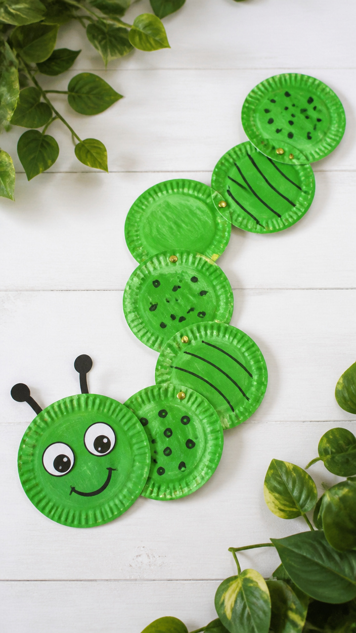 Paper Plate Caterpillar