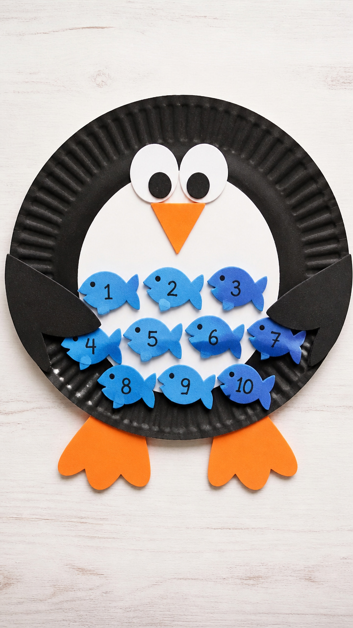 Penguin Counting Craft
