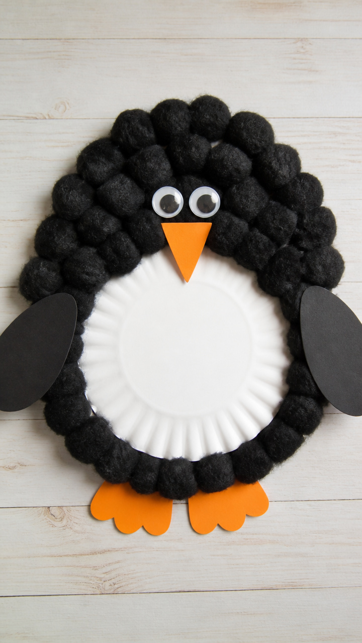 Penguin with Feather Texture