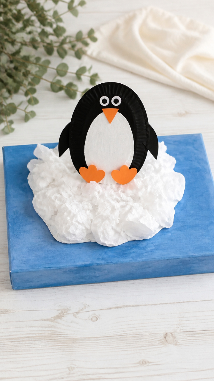 Penguin Ice Floe Scene