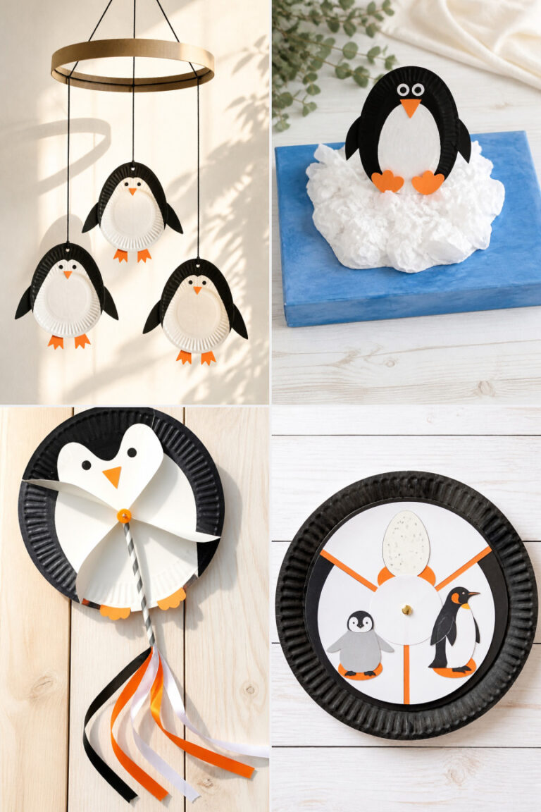18 Paper Plate Penguin Crafts for Kids