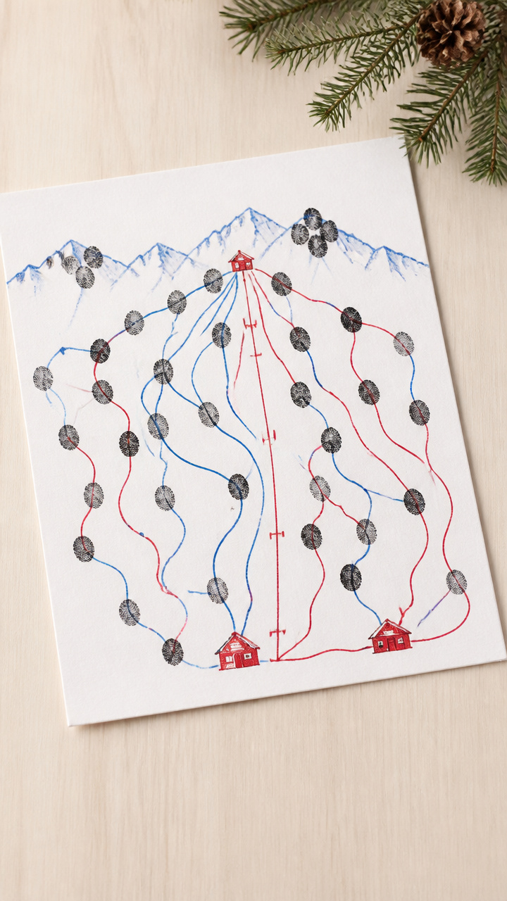 Fingerprint Ski Trail Map
