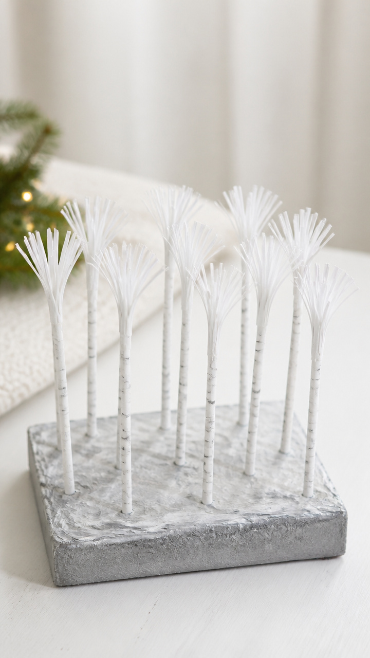 Straw Skeletal Tree Forest