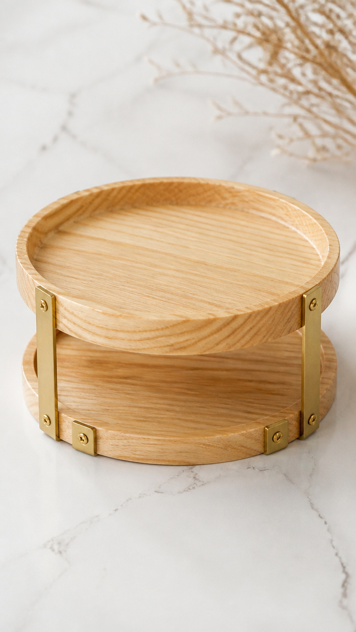 Ash Wood Slice Trays