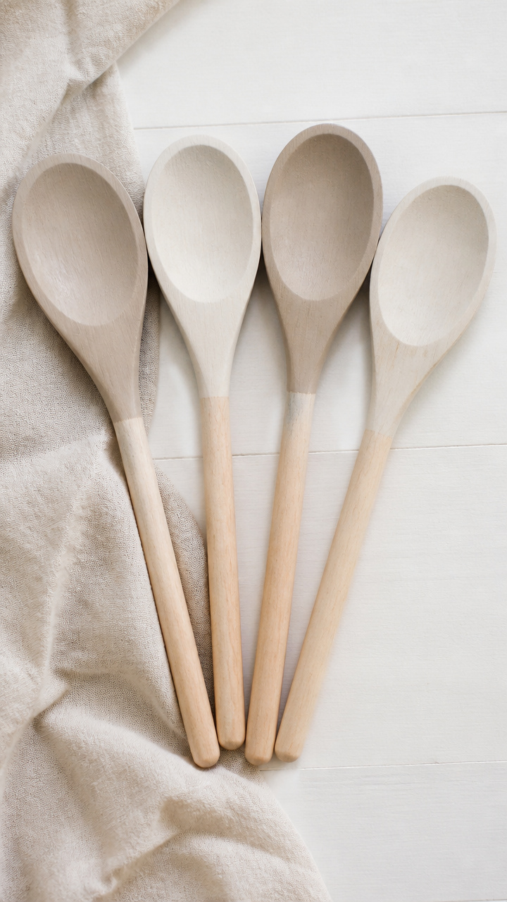 Milk Paint Wooden Spoons