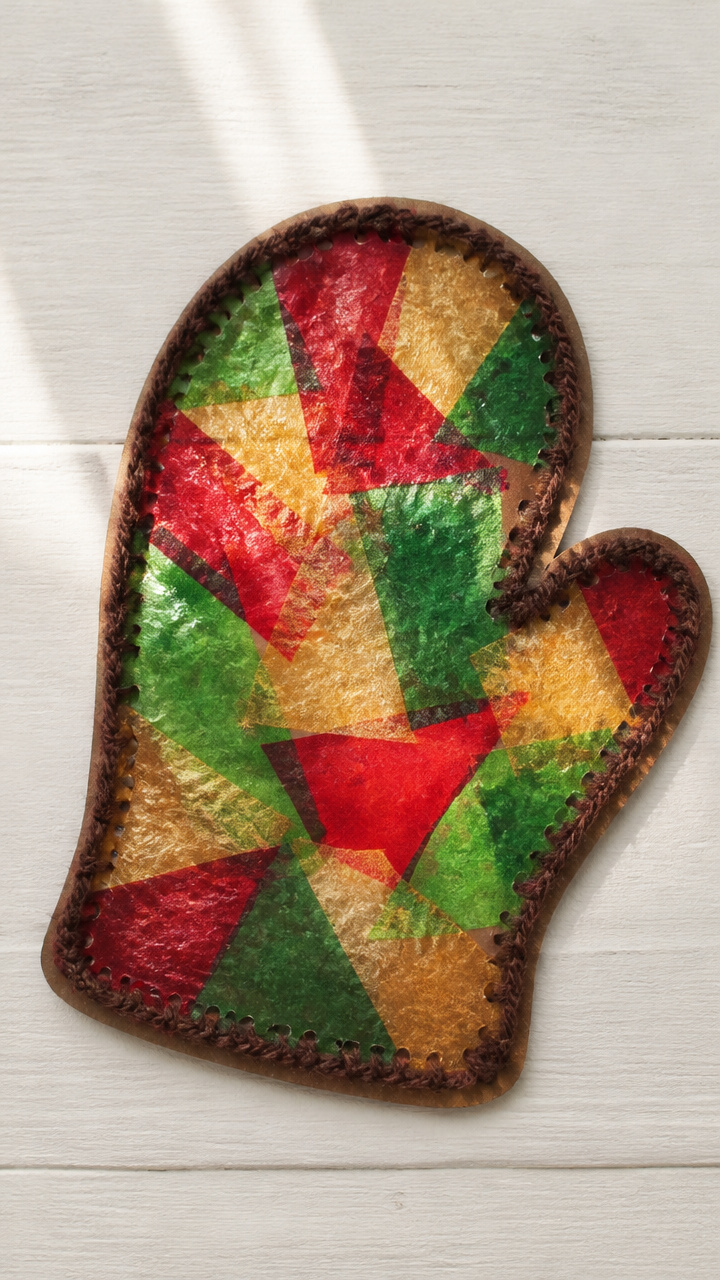 Wax Paper Mitten Melange