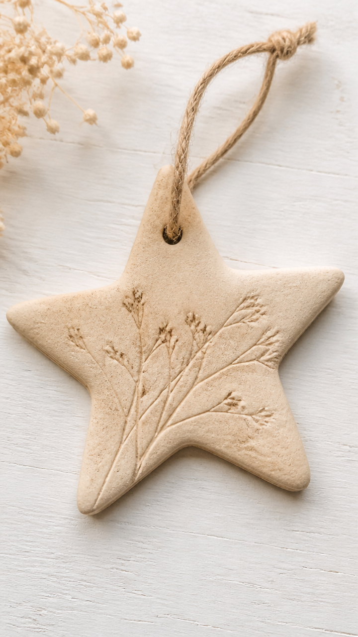 Salt Dough Star Impressions