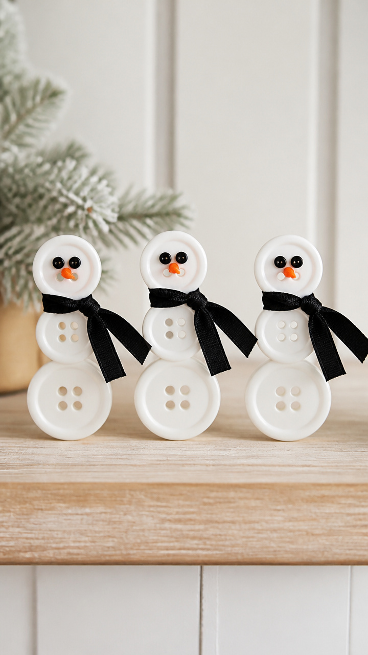 Button Snowmen