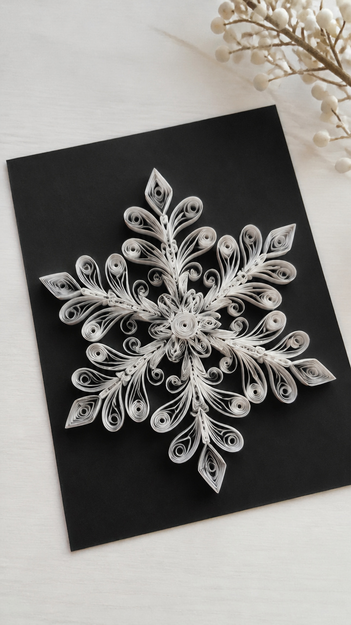 Paper Quilled Snowflakes