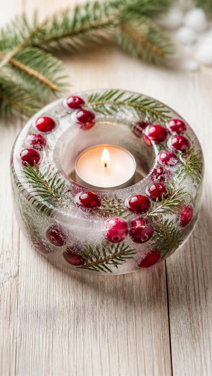 Ice Lantern Centerpiece