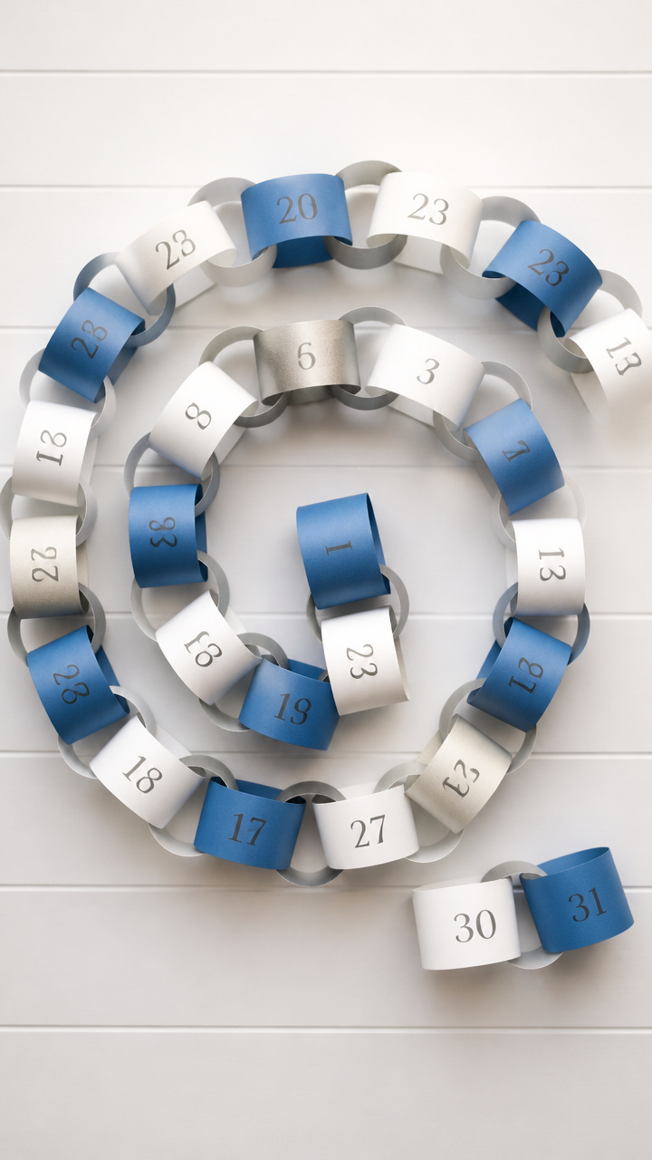New Year Countdown Chain