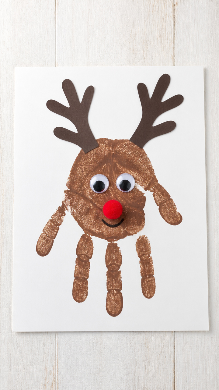 Reindeer Handprint Keepsake