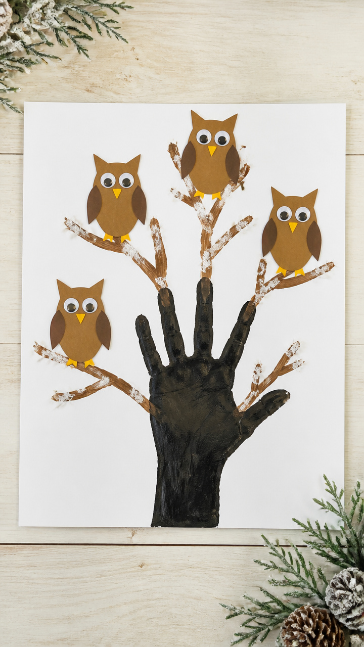Handprint Tree Perchers