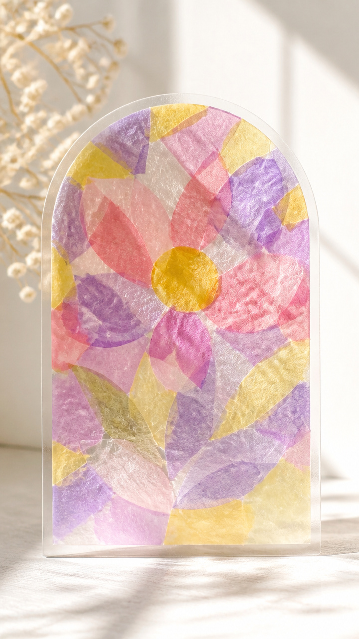 Tissue Paper Window Cling