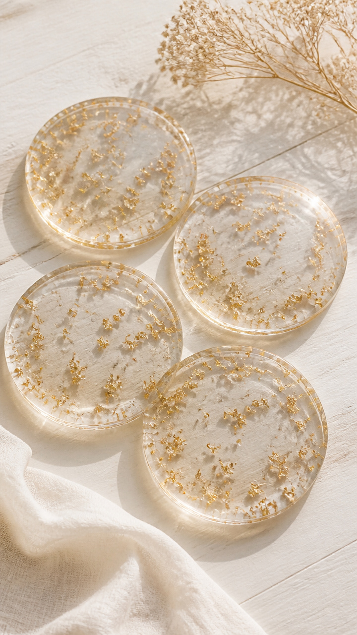 Resin Coaster Set