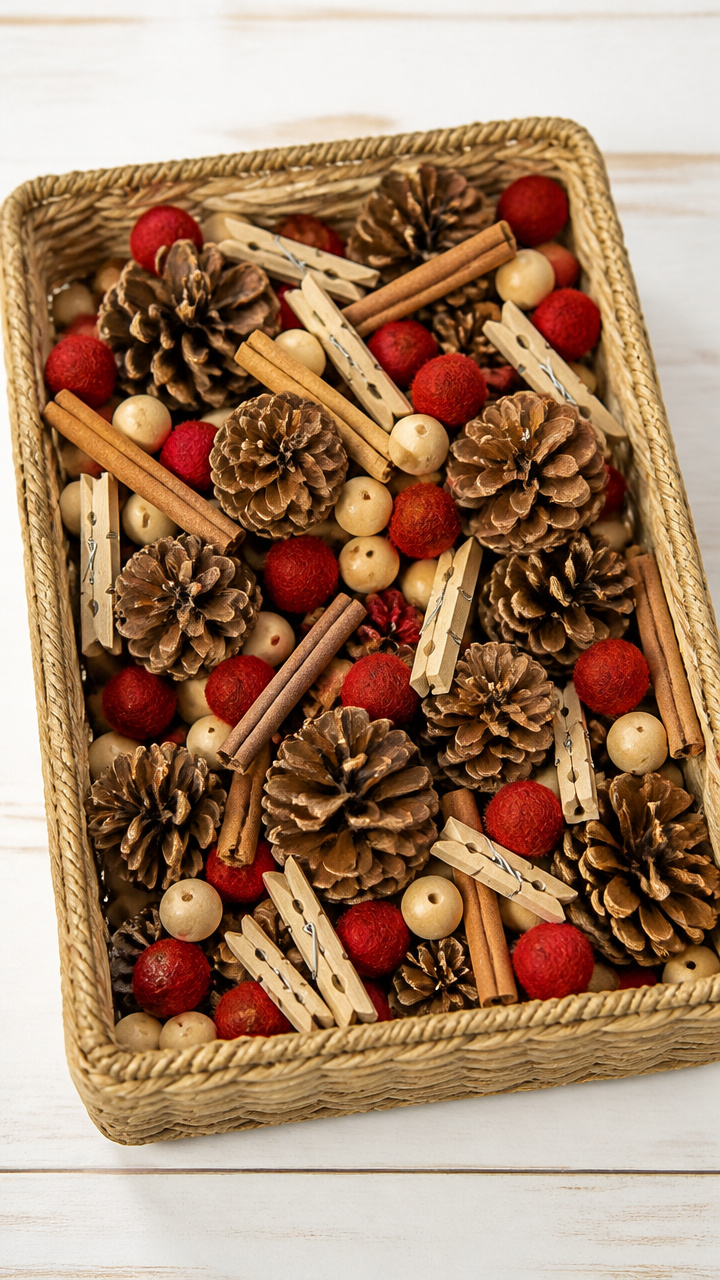 Pinecone Sensory Bin