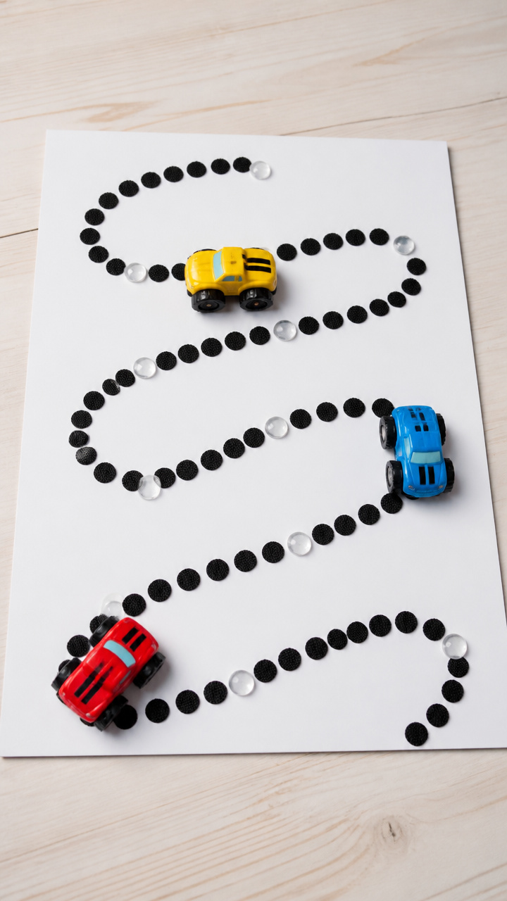 Glue Dot Sticker Roads
