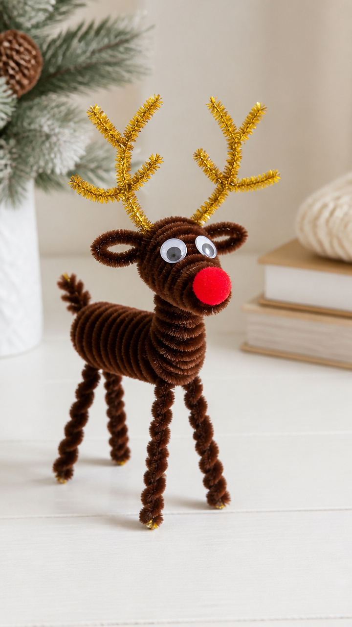 Pipe Cleaner Reindeer