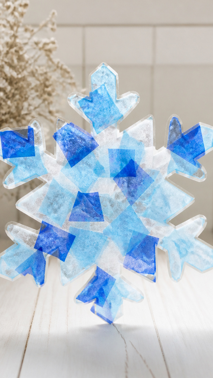 Tissue Paper Stained Glass