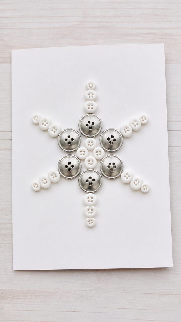 Button Snowflakes