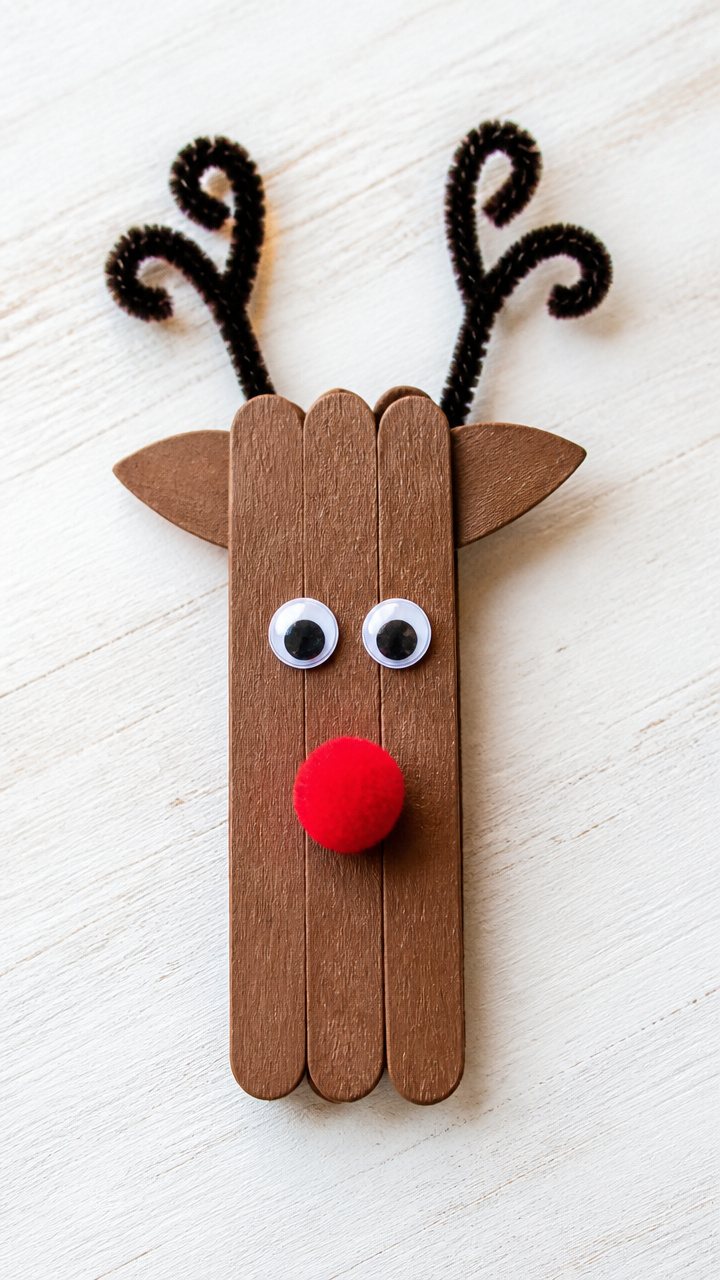 Popsicle Stick Reindeer