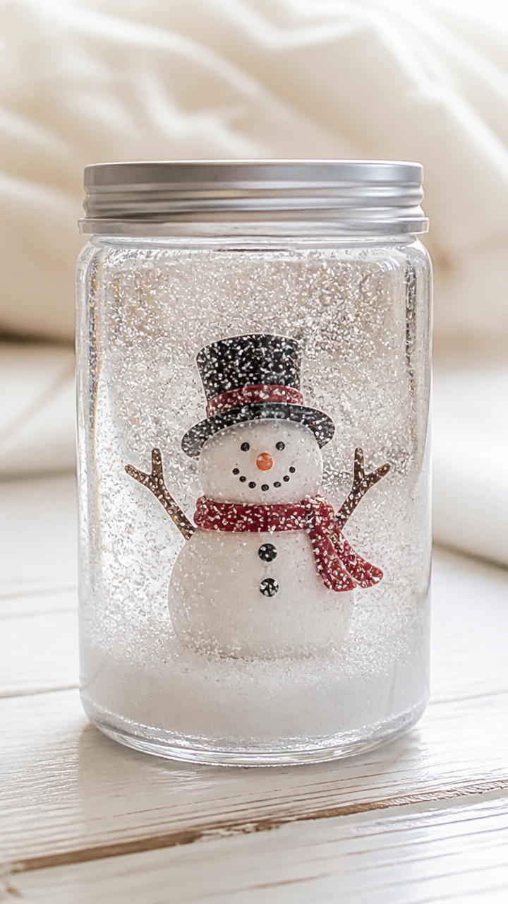 Glitter Jar Snow Globes
