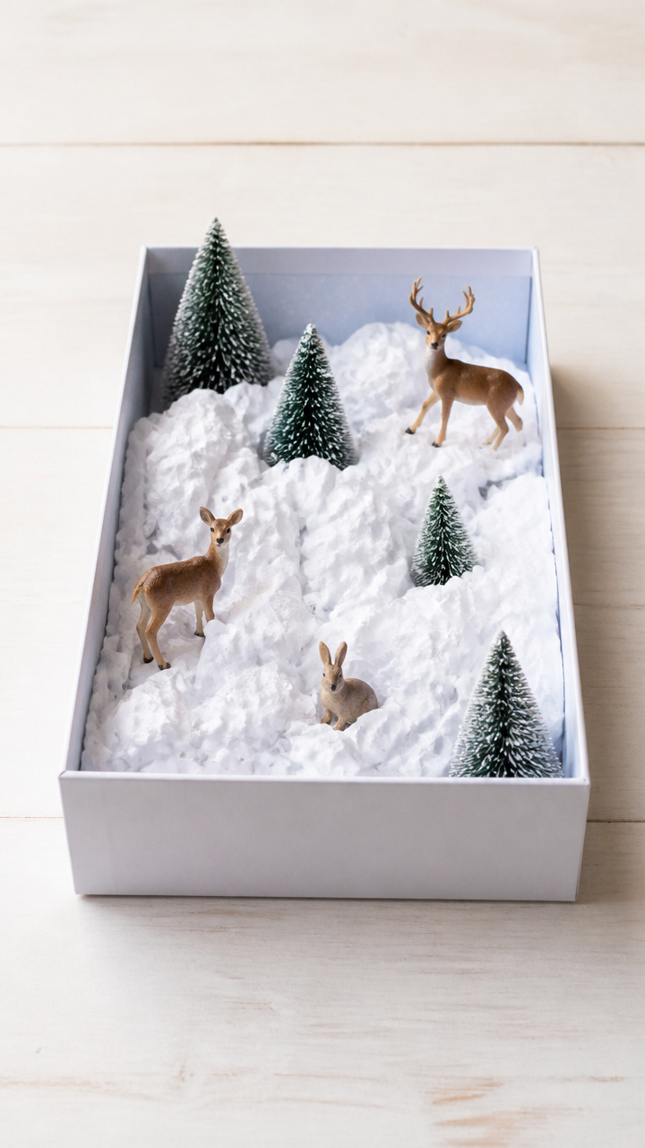 Crumpled Paper Snowbanks