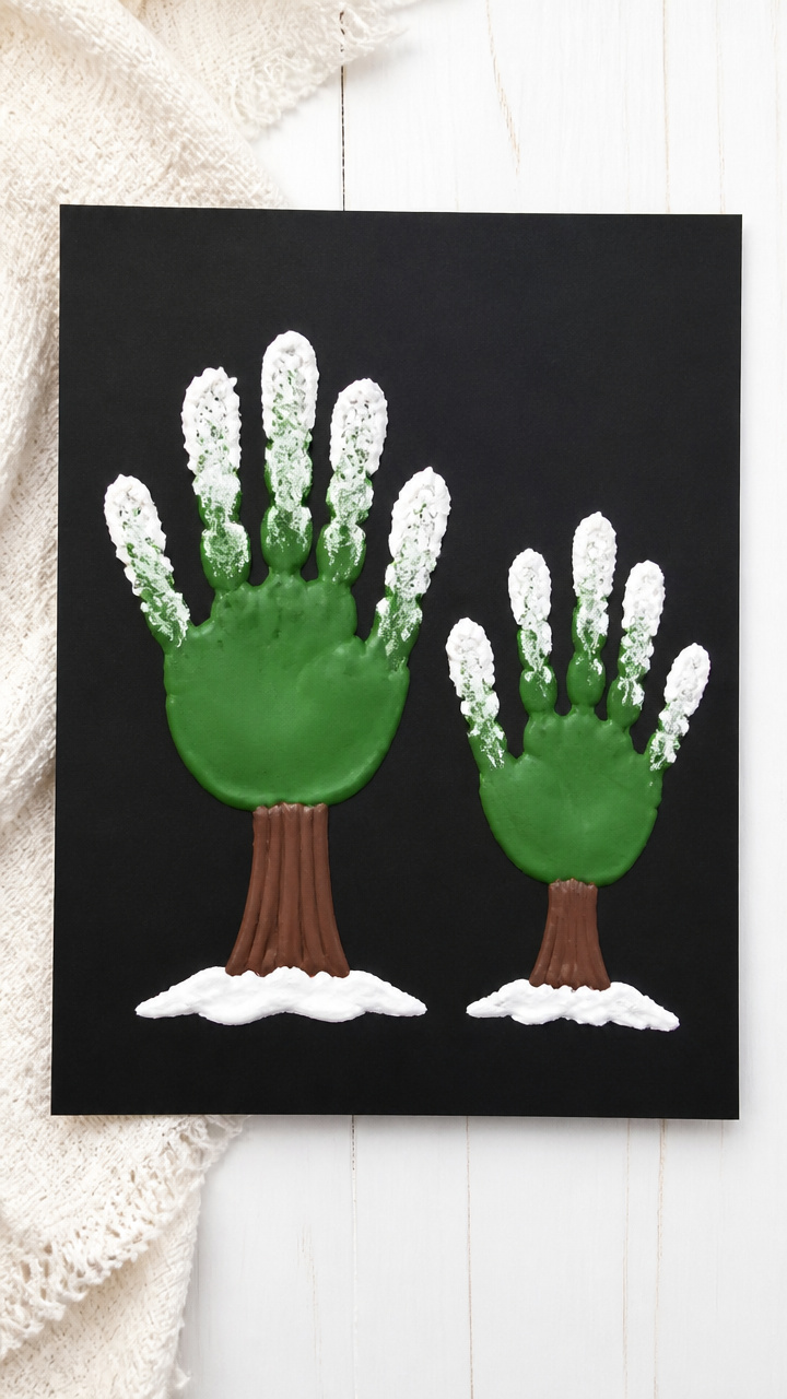 Puffy Paint Handprints